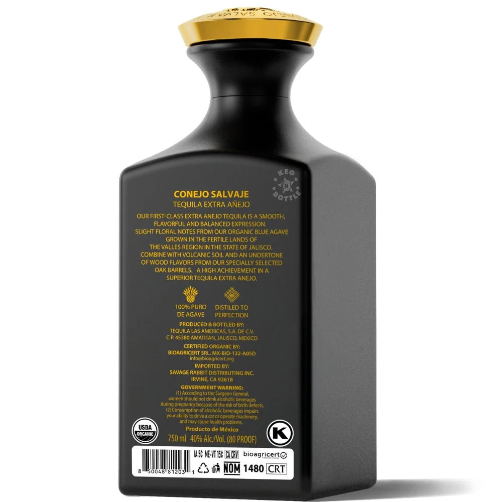 Conejo Salvaje Tequila Extra Añejo (750ml)