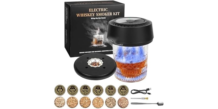 Ciryasr Electric Whiskey Smoker Kit