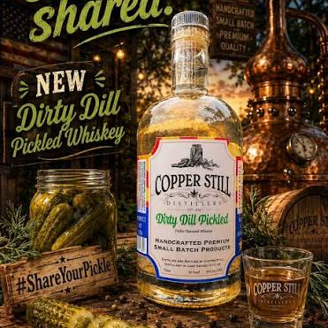 Copper Still Distillery Dirty Dill Pickled Flavored Whisky 750mL