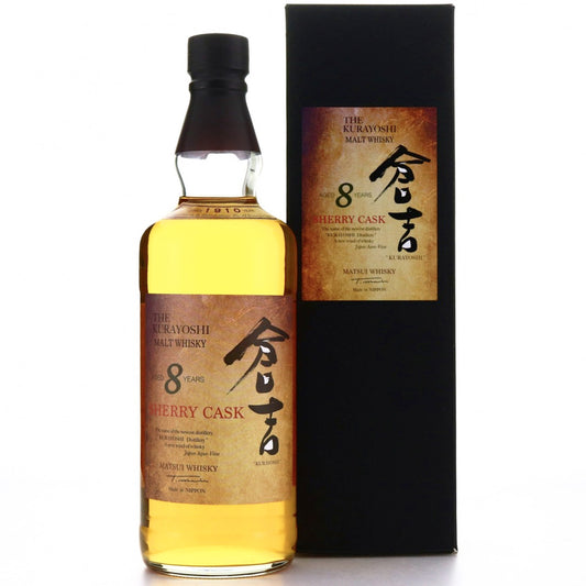 Kurayoshi 8 Year Sherry Cask Malt Whisky 750mL