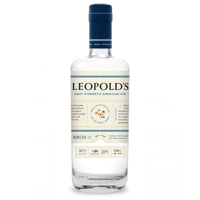 Leopold's Navy Strength American Gin 750mL