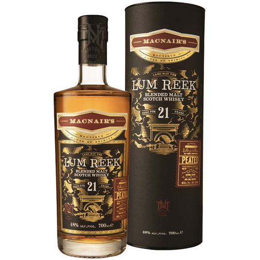Macnair's Lum Reek 21 Year Blended Malt Scotch 750mL