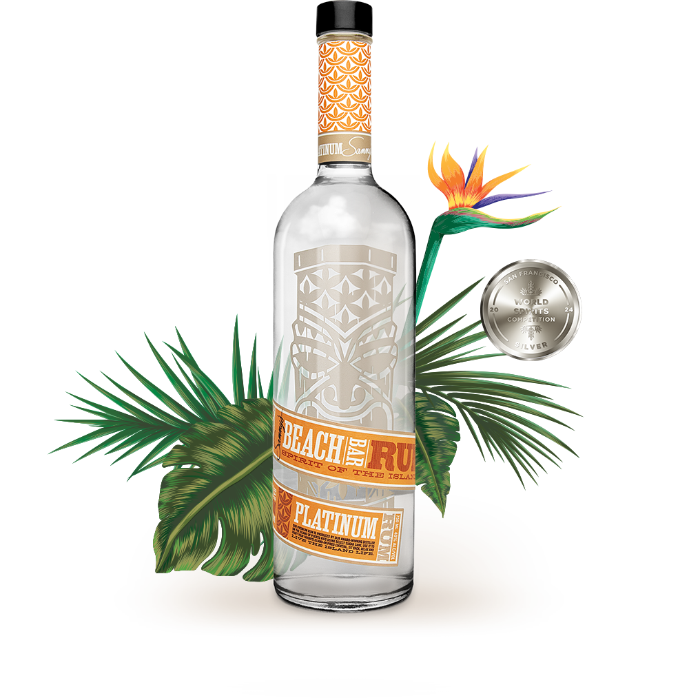 Sammy's Beach Bar Platinum Rum 750mL