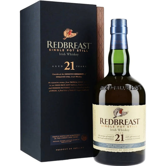 Redbreast 21 Year Old Single Pot Still Irish Whiskey 750mL