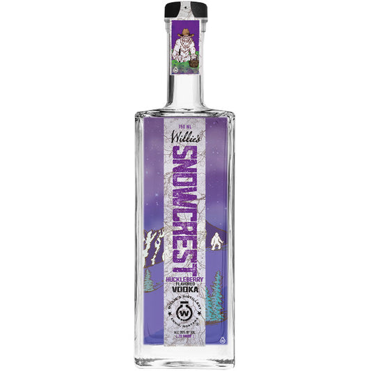 Willie's Snowcrest Huckleberry Vodka 750mL