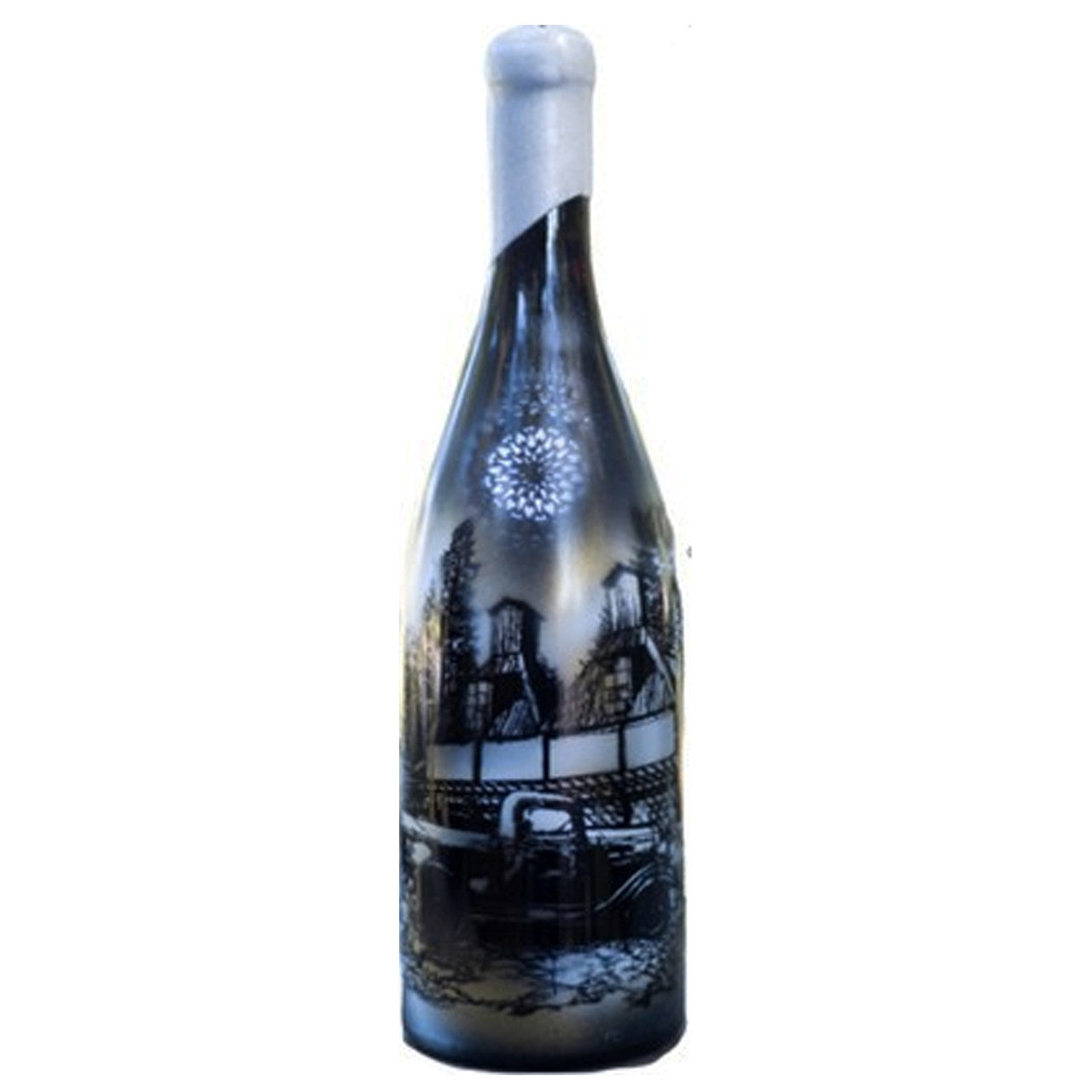 Russian River 2014 Pinot Noir Double Barrel Collection 750mL hand painted